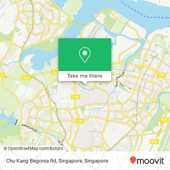Chu Kang Begonia Rd, Singapore map