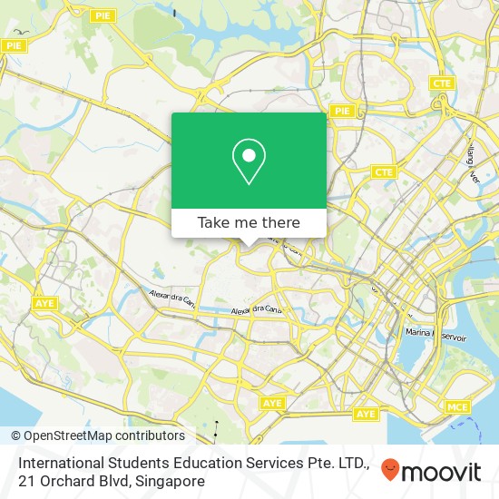 International Students Education Services Pte. LTD., 21 Orchard Blvd map