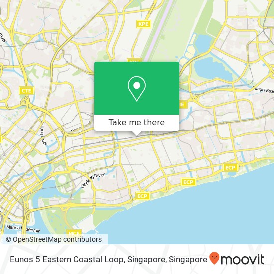 Eunos 5 Eastern Coastal Loop, Singapore map