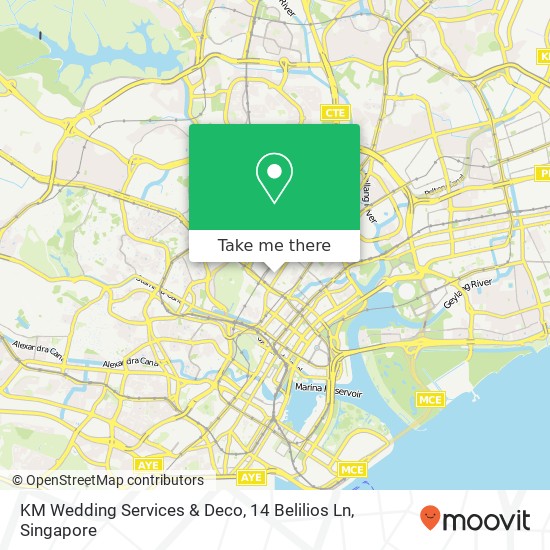 KM Wedding Services & Deco, 14 Belilios Ln地图