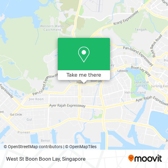 West St Boon Boon Lay map