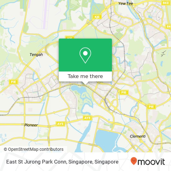 East St Jurong Park Conn, Singapore map