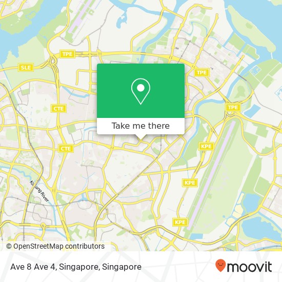 Ave 8 Ave 4, Singapore map