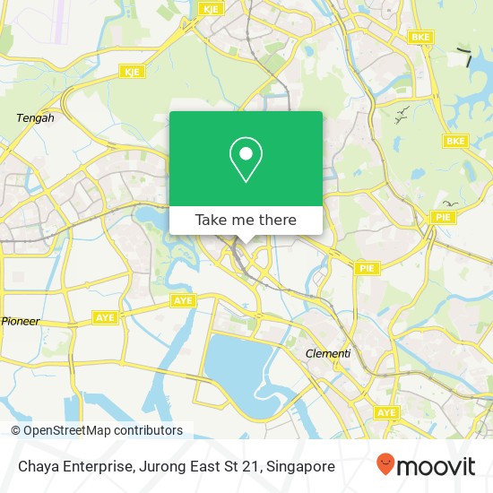 Chaya Enterprise, Jurong East St 21地图