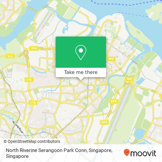 North Riverine Serangoon Park Conn, Singapore map