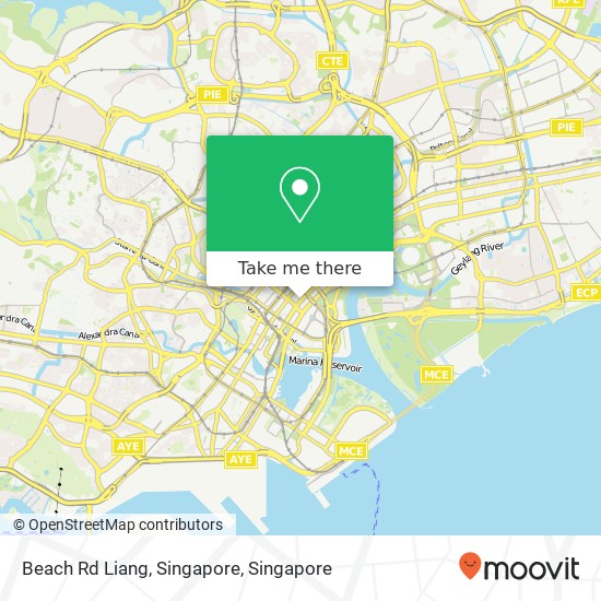 Beach Rd Liang, Singapore地图