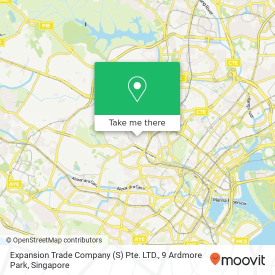 Expansion Trade Company (S) Pte. LTD., 9 Ardmore Park地图