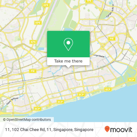 11, 102 Chai Chee Rd, 11, Singapore map