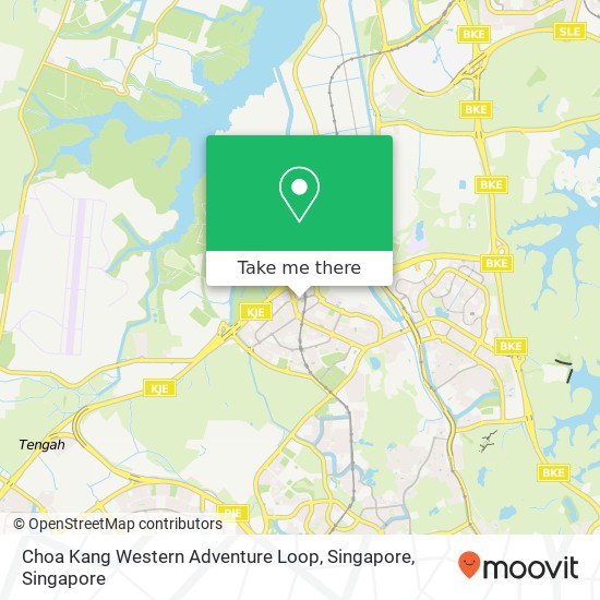 Choa Kang Western Adventure Loop, Singapore地图