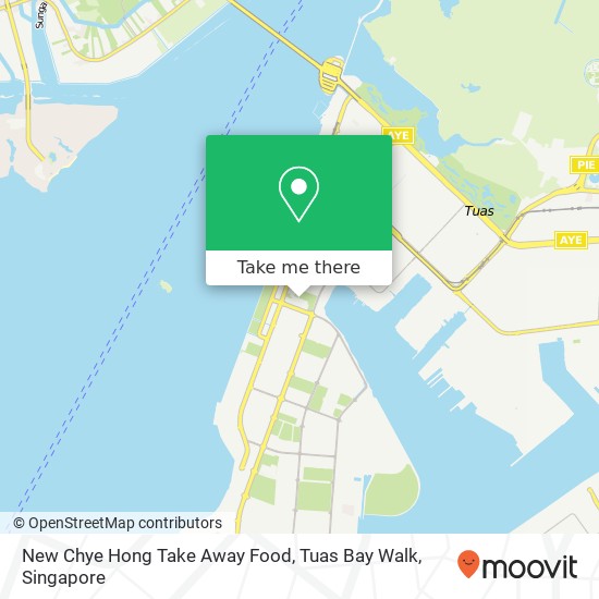 New Chye Hong Take Away Food, Tuas Bay Walk地图