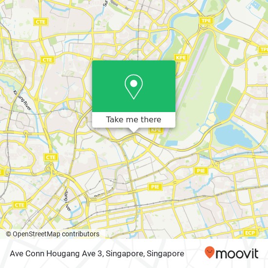 Ave Conn Hougang Ave 3, Singapore地图