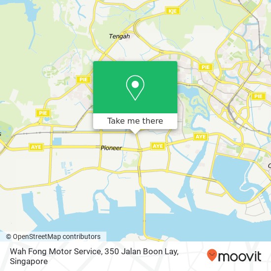 Wah Fong Motor Service, 350 Jalan Boon Lay map