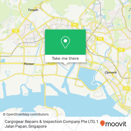 Cargogear Repairs & Inspection Company Pte LTD, 1 Jalan Papan map