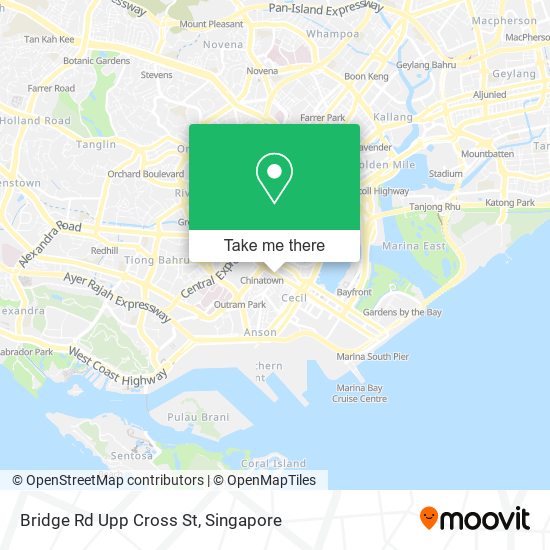 Bridge Rd Upp Cross St地图