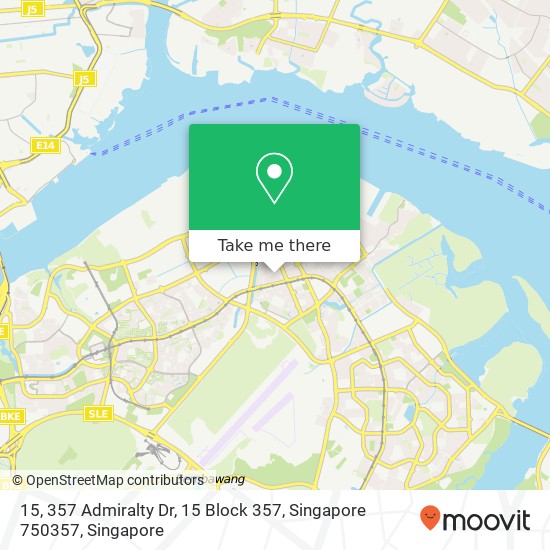 15, 357 Admiralty Dr, 15 Block 357, Singapore 750357 map
