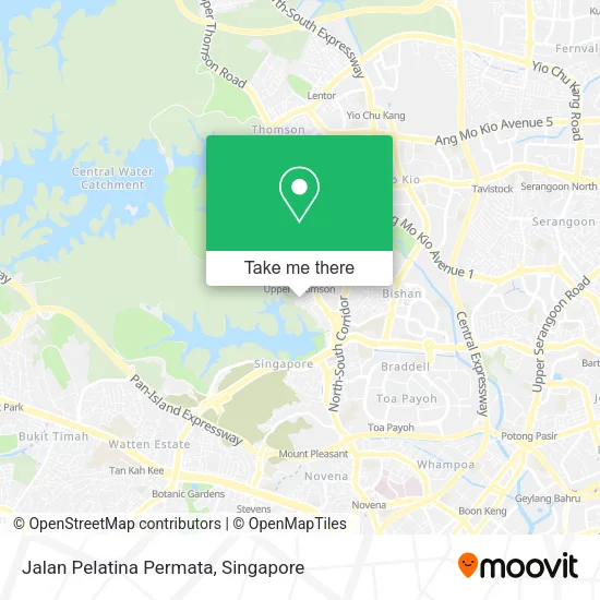 Jalan Pelatina Permata地图