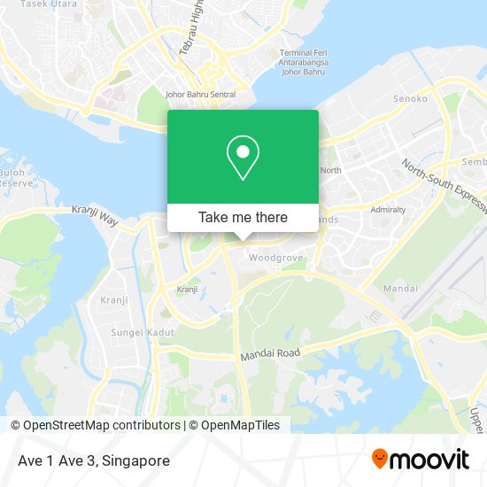 Ave 1 Ave 3 map