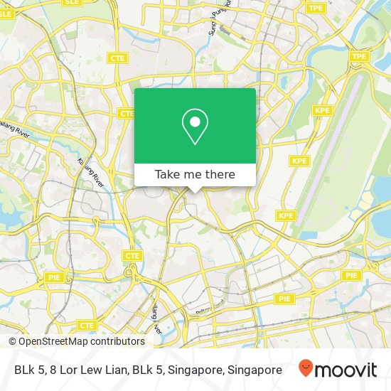 BLk 5, 8 Lor Lew Lian, BLk 5, Singapore map