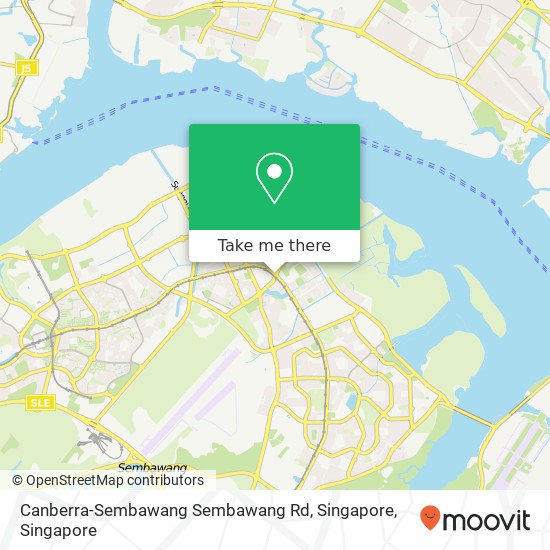 Canberra-Sembawang Sembawang Rd, Singapore map