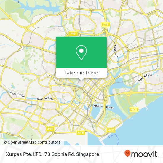 Xurpas Pte. LTD., 70 Sophia Rd地图