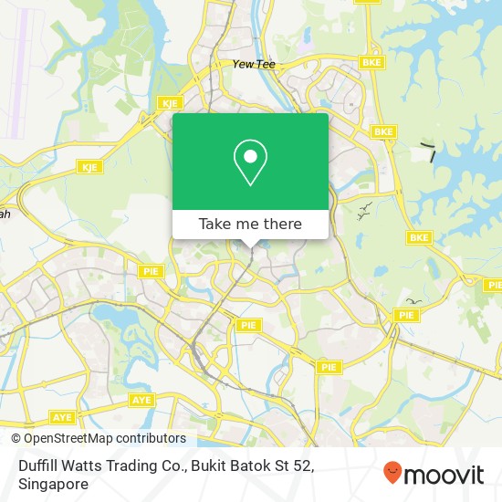 Duffill Watts Trading Co., Bukit Batok St 52 map
