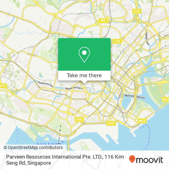 Parveen Resources International Pte. LTD., 116 Kim Seng Rd地图