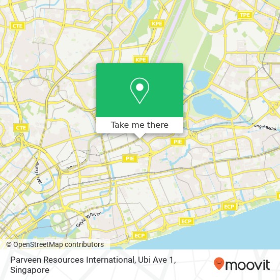 Parveen Resources International, Ubi Ave 1地图