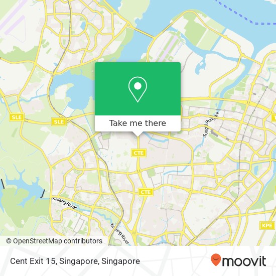 Cent Exit 15, Singapore map