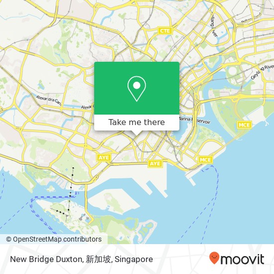 New Bridge Duxton, 新加坡 map