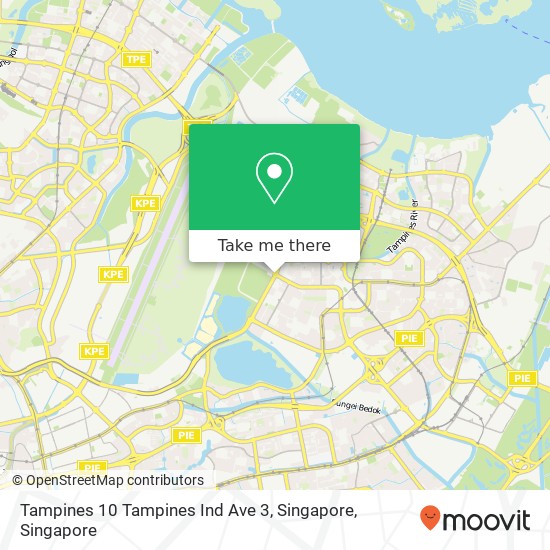 Tampines 10 Tampines Ind Ave 3, Singapore map