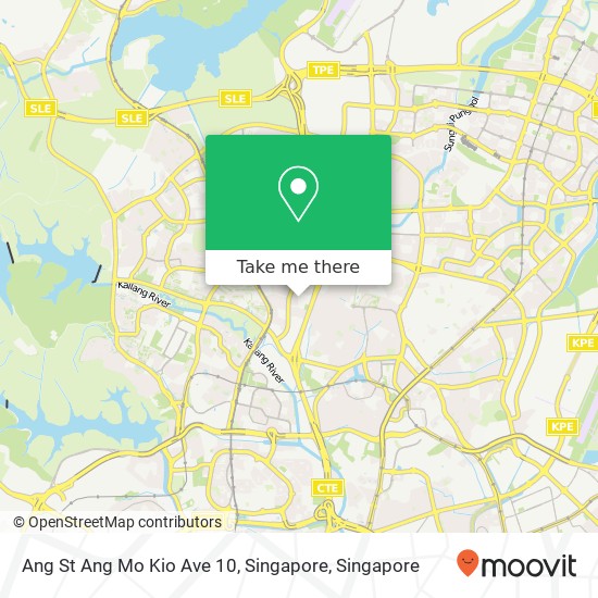 Ang St Ang Mo Kio Ave 10, Singapore map