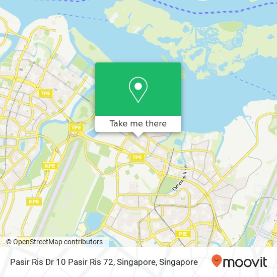 Pasir Ris Dr 10 Pasir Ris 72, Singapore map