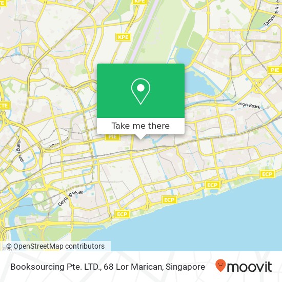 Booksourcing Pte. LTD., 68 Lor Marican map