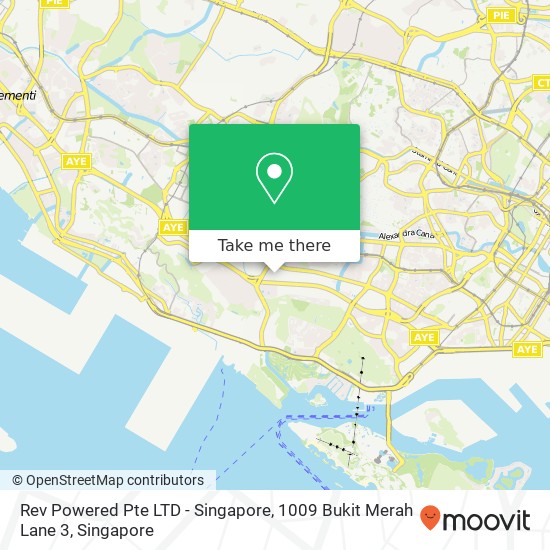 Rev Powered Pte LTD - Singapore, 1009 Bukit Merah Lane 3地图