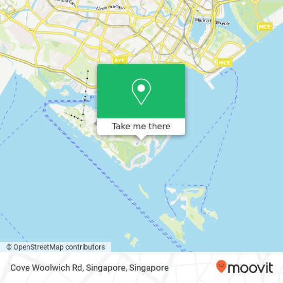 Cove Woolwich Rd, Singapore地图