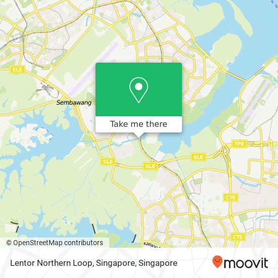 Lentor Northern Loop, Singapore地图