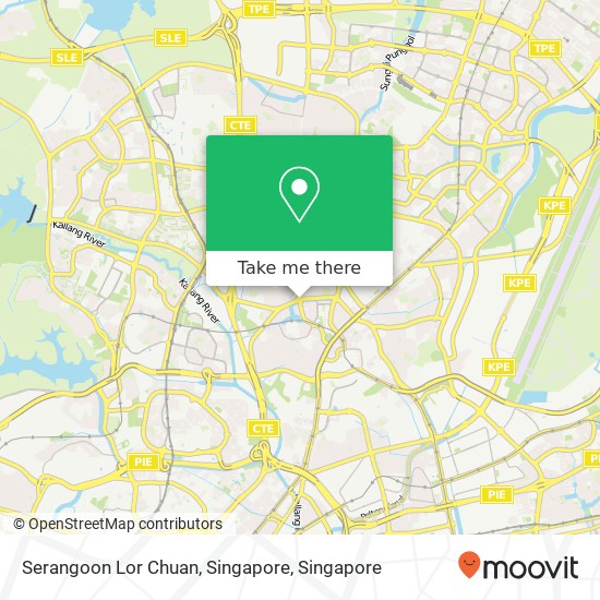 Serangoon Lor Chuan, Singapore map