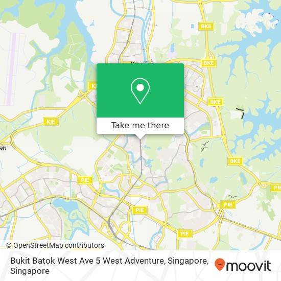 Bukit Batok West Ave 5 West Adventure, Singapore map