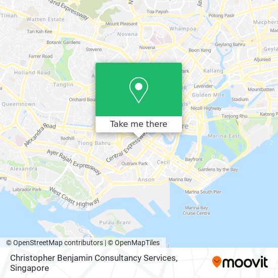 Christopher Benjamin Consultancy Services map