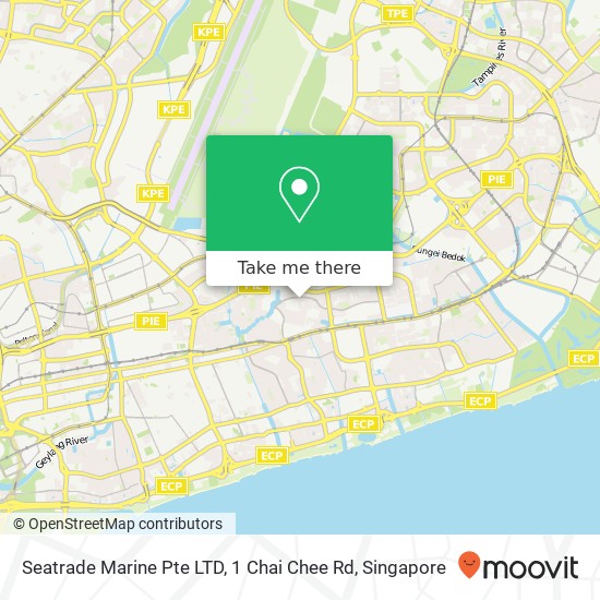 Seatrade Marine Pte LTD, 1 Chai Chee Rd map