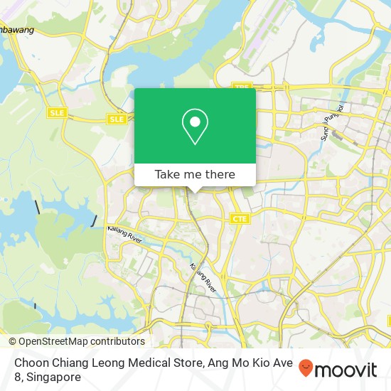 Choon Chiang Leong Medical Store, Ang Mo Kio Ave 8地图