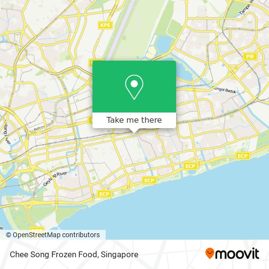 Chee Song Frozen Food map