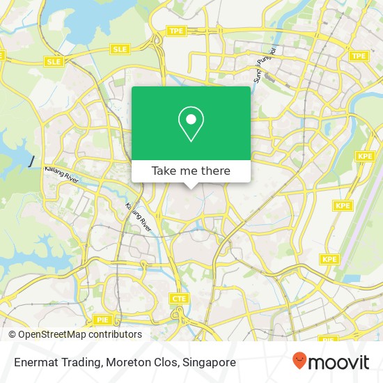 Enermat Trading, Moreton Clos map