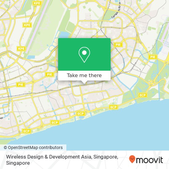 Wireless Design & Development Asia, Singapore map