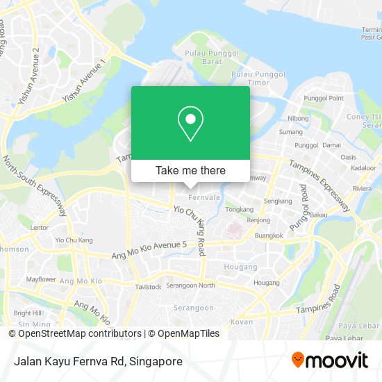 Jalan Kayu Fernva Rd map