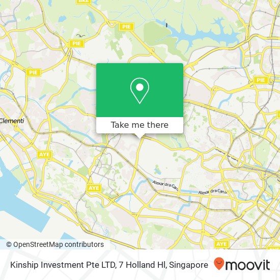 Kinship Investment Pte LTD, 7 Holland Hl map