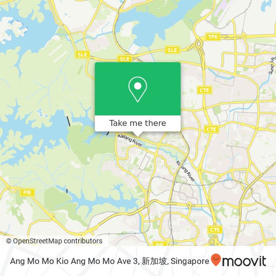 Ang Mo Mo Kio Ang Mo Mo Ave 3, 新加坡地图