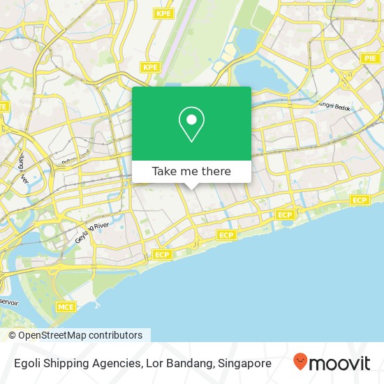 Egoli Shipping Agencies, Lor Bandang map