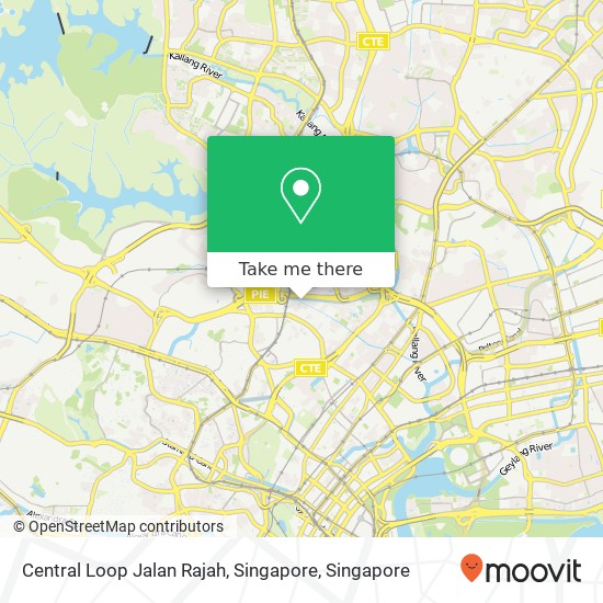 Central Loop Jalan Rajah, Singapore map