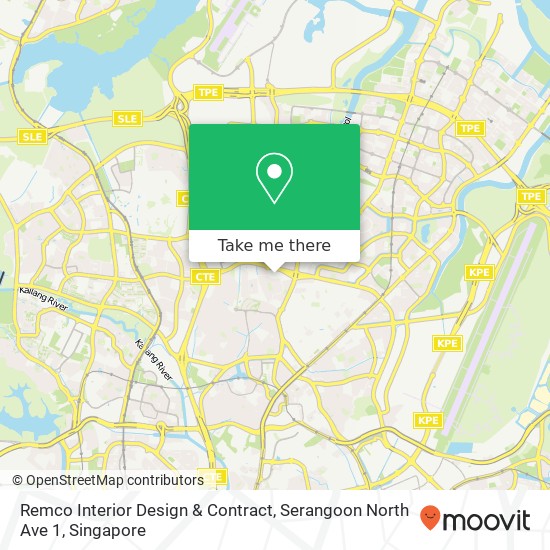 Remco Interior Design & Contract, Serangoon North Ave 1 map